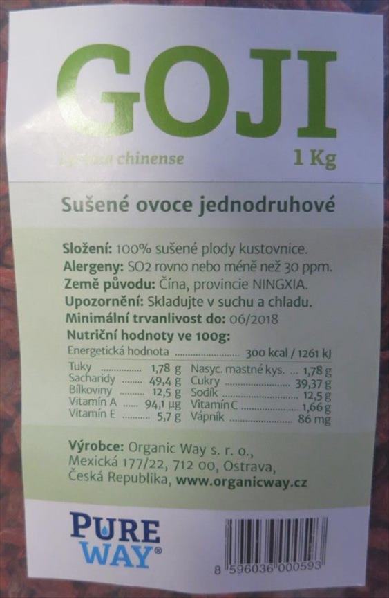 Organic Way goji